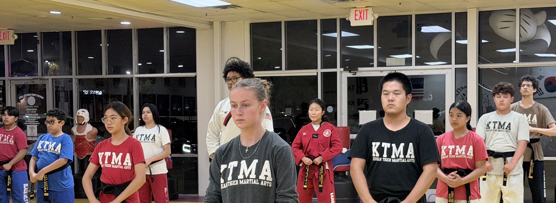 Korean Tiger Martial Arts students